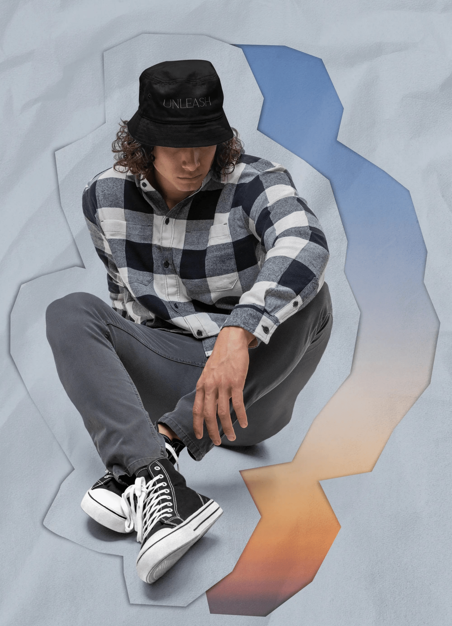 Unleash Your Style Embroidered Bucket Hat - Shaggy Chic