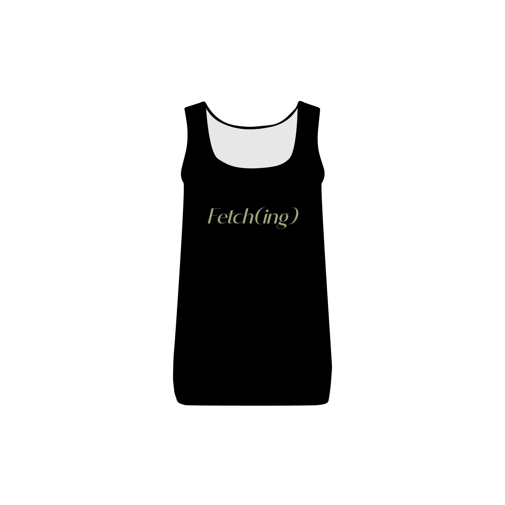 Women's Baby Rib Tank Top - Stylish and Comfy with 'Fetching' Design - Shaggy Chic