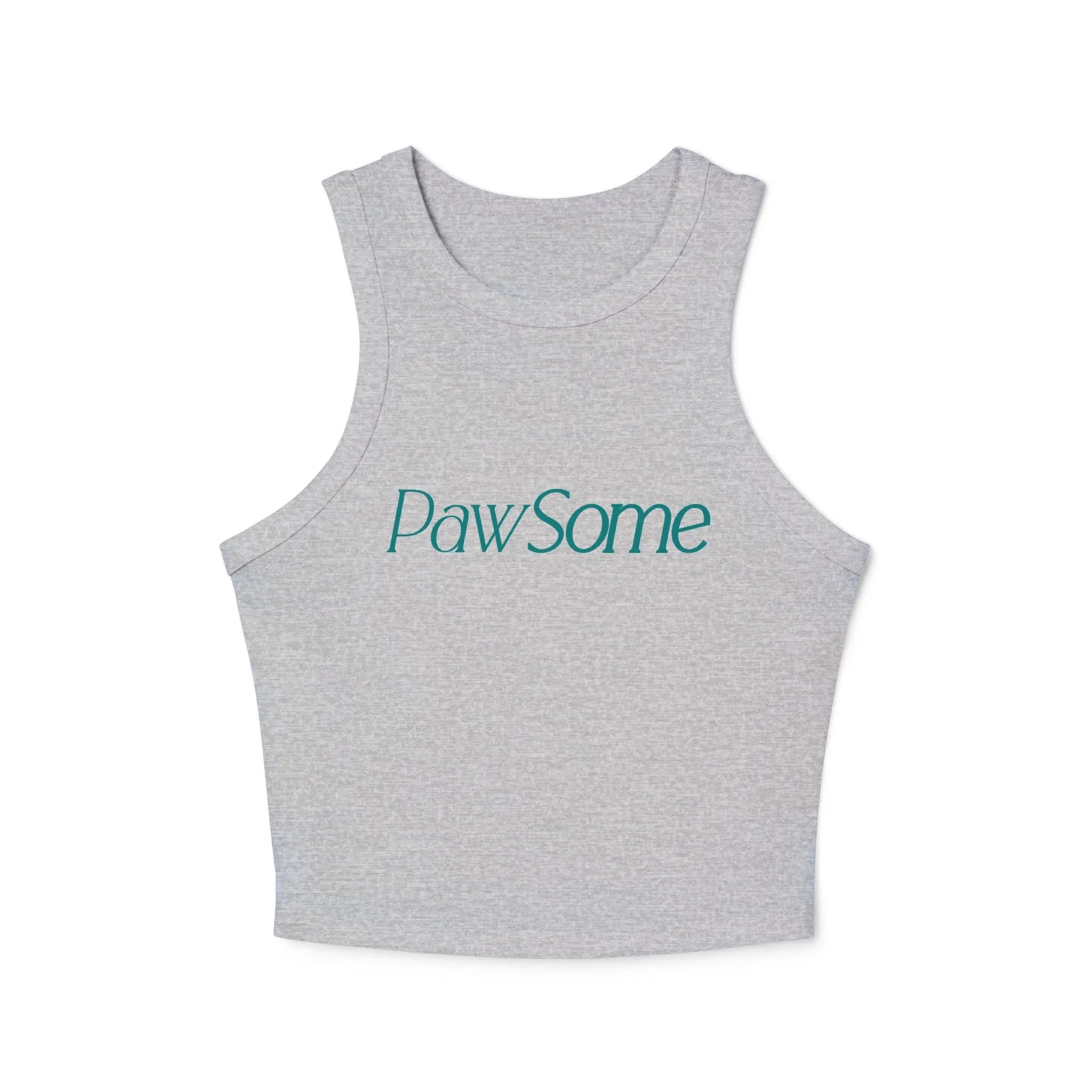 Women's Micro Rib Racer Tank Top - Shaggy Chic