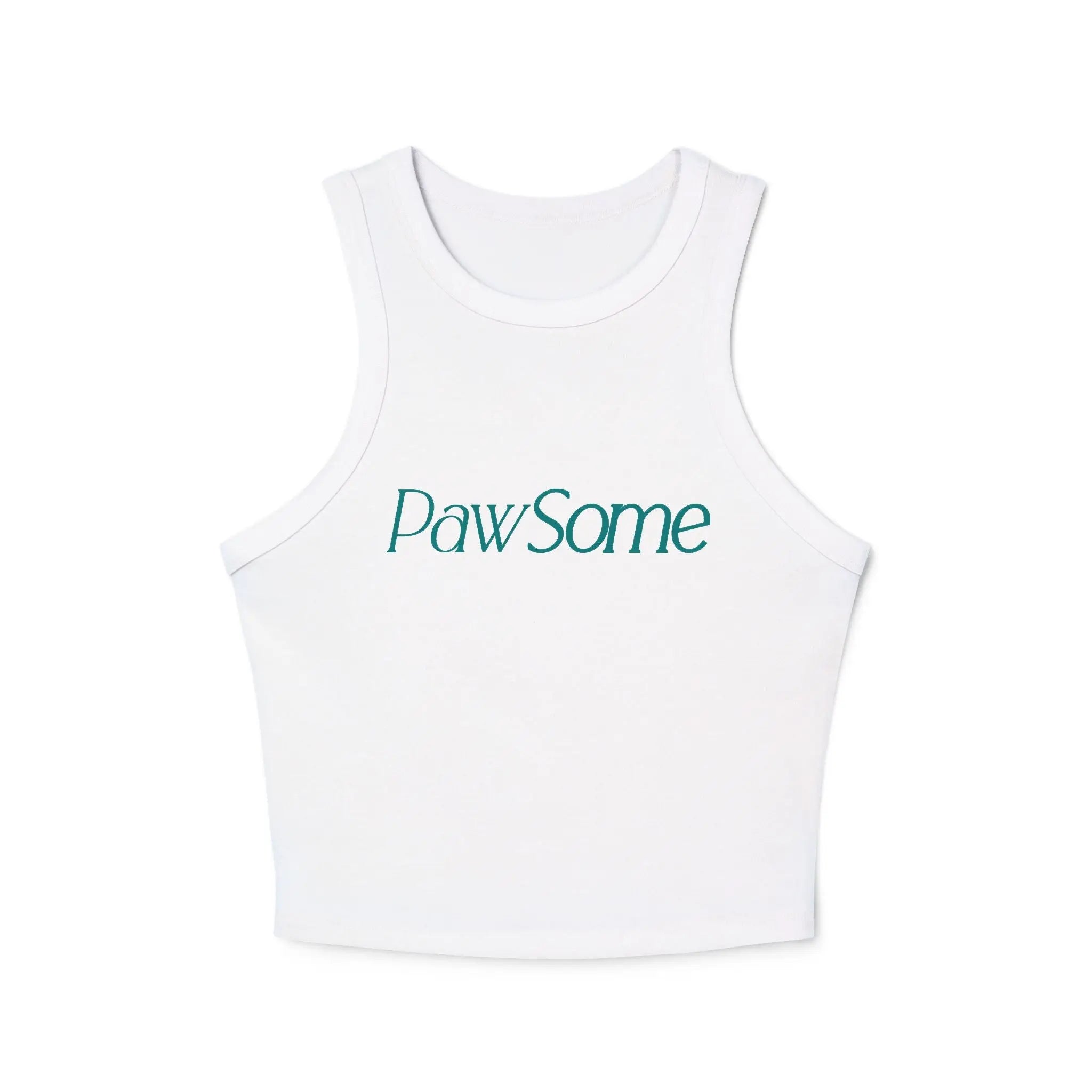 Women's Micro Rib Racer Tank Top - Shaggy Chic