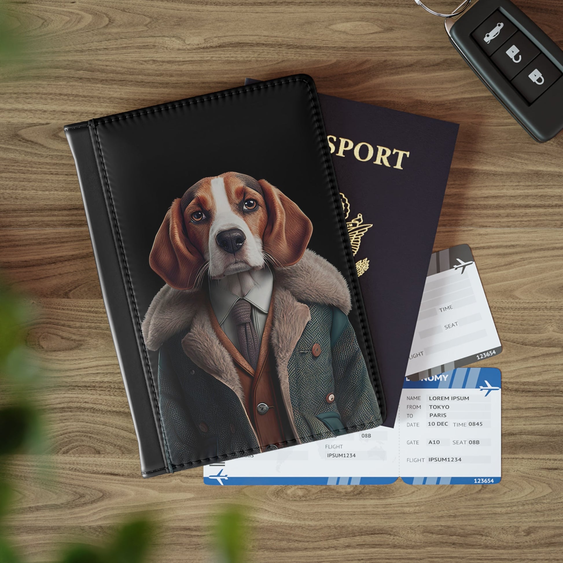 BUFORD : Passport Cover - Shaggy Chic