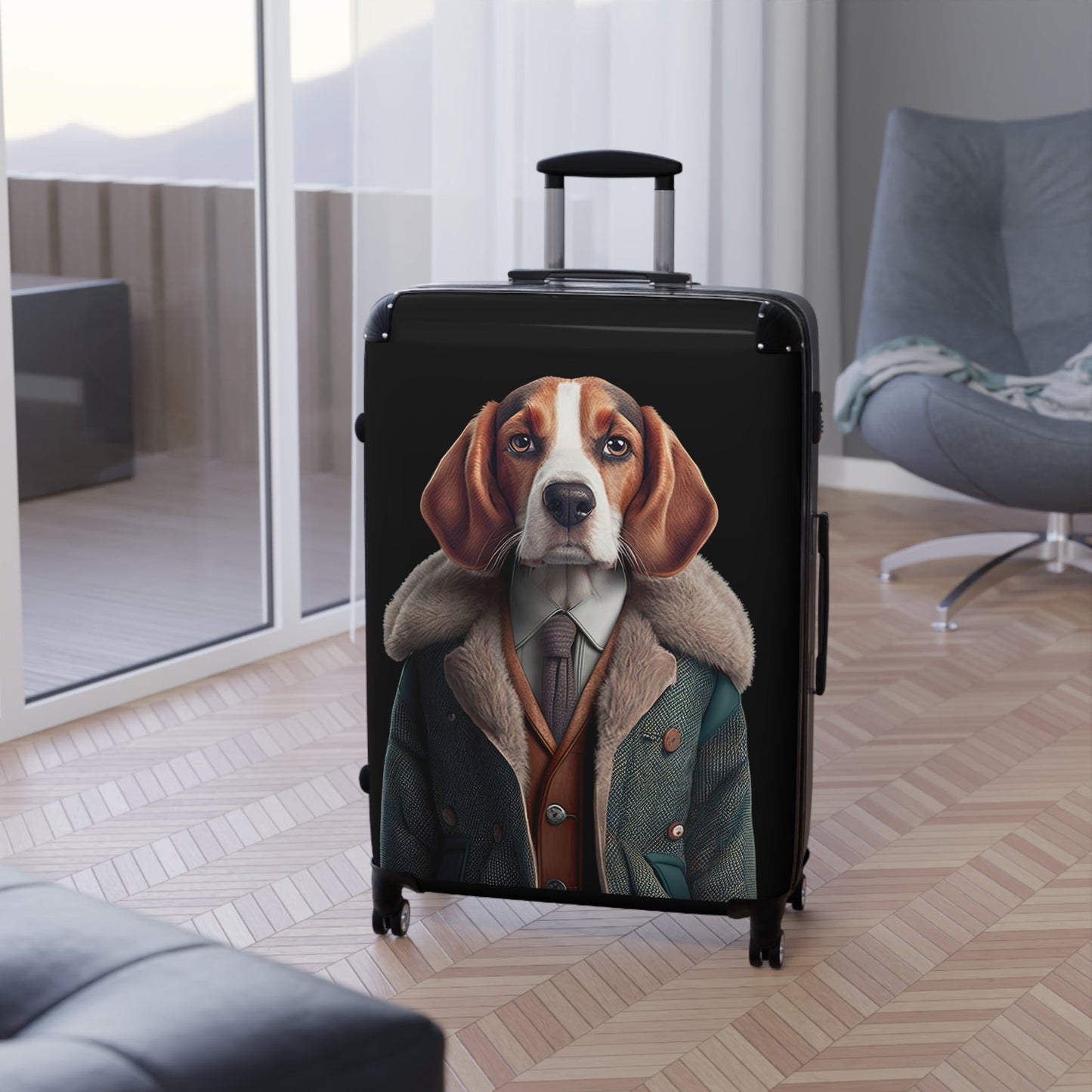 BUFORD : Suitcase - Shaggy Chic