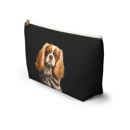 CATHERINE Accessory Pouch w T-bottom | Fashionable zippered Pouch