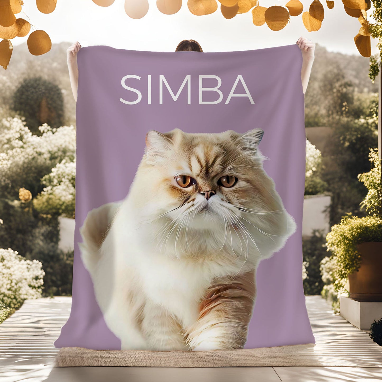 Custom Personalised Pet Photo - Velveteen Plush Blanket - Shaggy Chic