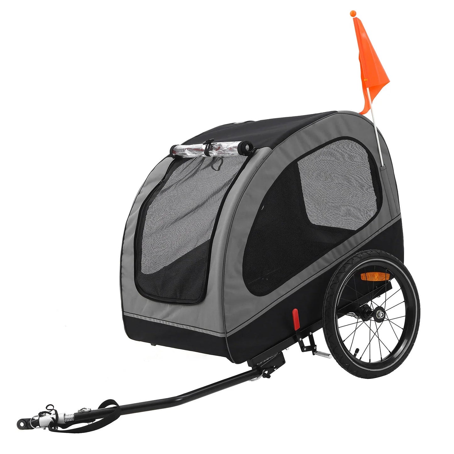 Dog Trailer, Dog Buggy, Bicycle Trailer Medium Foldable for Small and Medium Dogs - Shaggy Chic