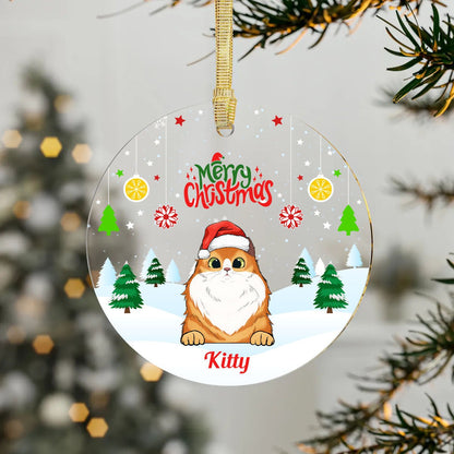 Personalised Pet Clipart Acrylic Ornaments - Shaggy Chic