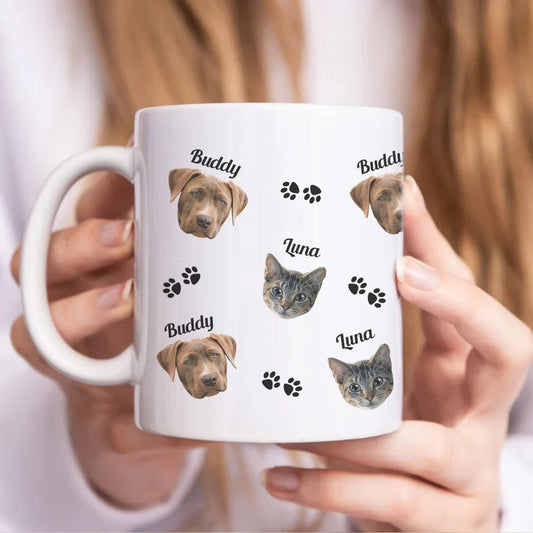 Personalised Pet Photo Mug - Shaggy Chic