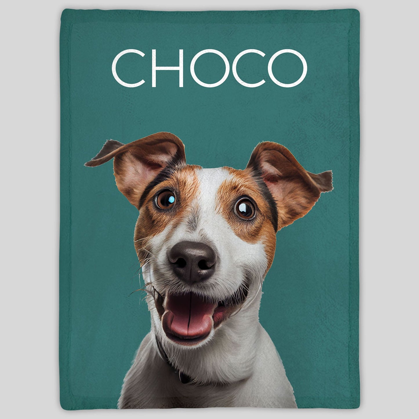 Personalised Pet Photo - Velveteen Plush Blanket - Shaggy Chic