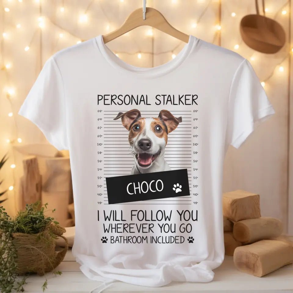 Personalised Pet Stalker T-Shirt - Shaggy Chic