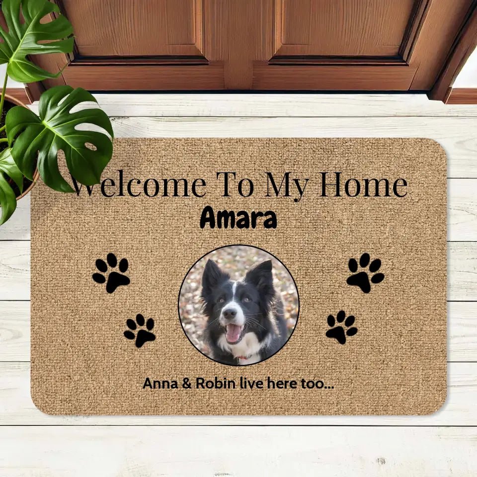 Customized Dog Photo Doormat Online at Shaggy Chic