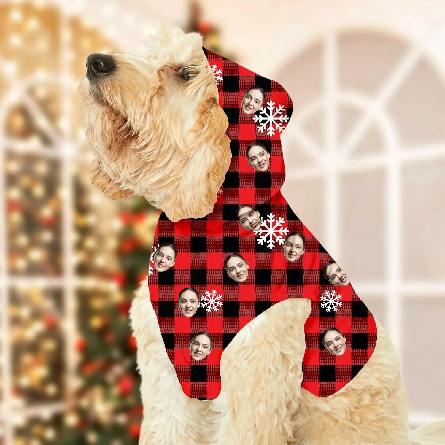 Personalized Photo Pet Hoodie - Custom Cat / Dog Hoodie for Pet - Shaggy Chic