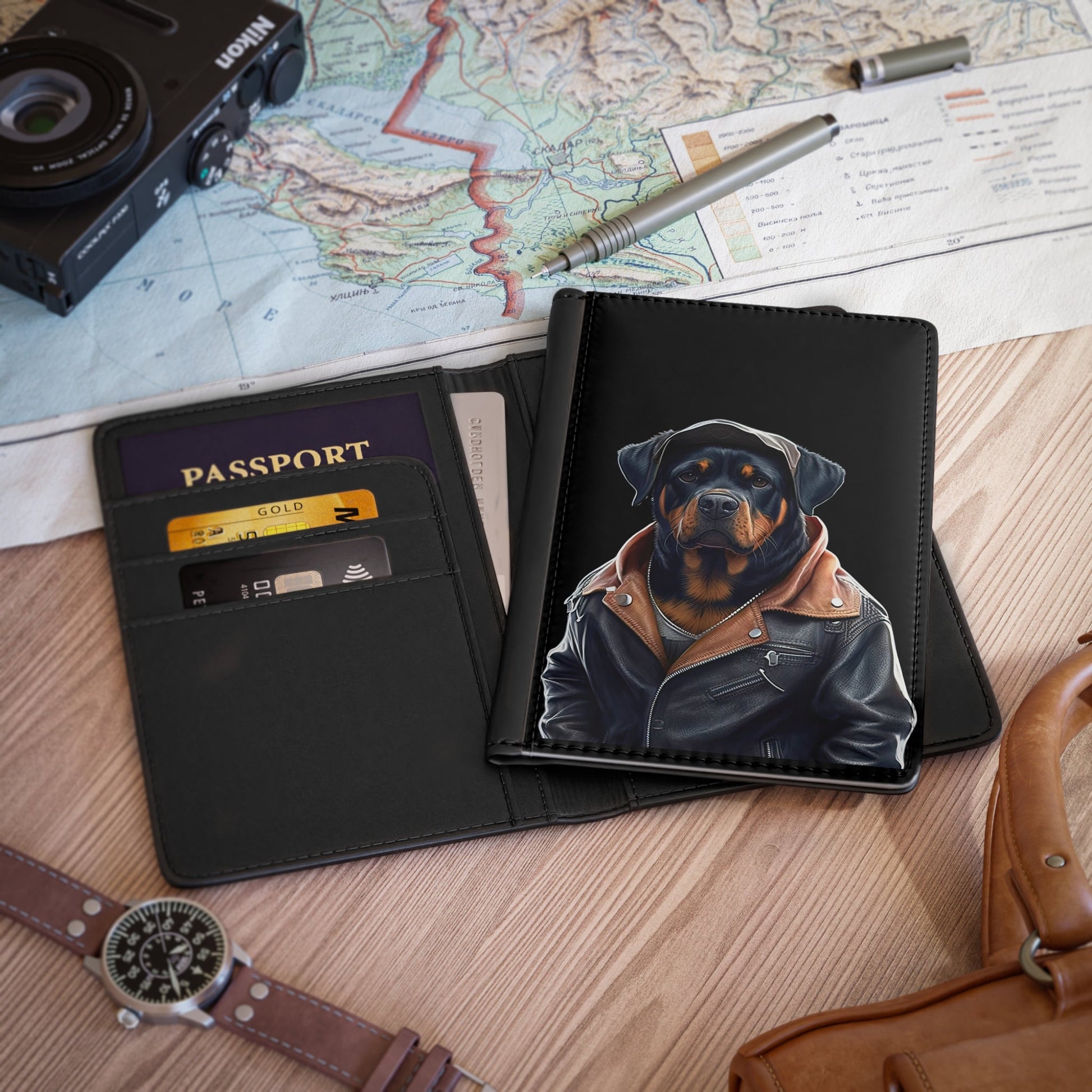 REID : Passport Cover - Shaggy Chic