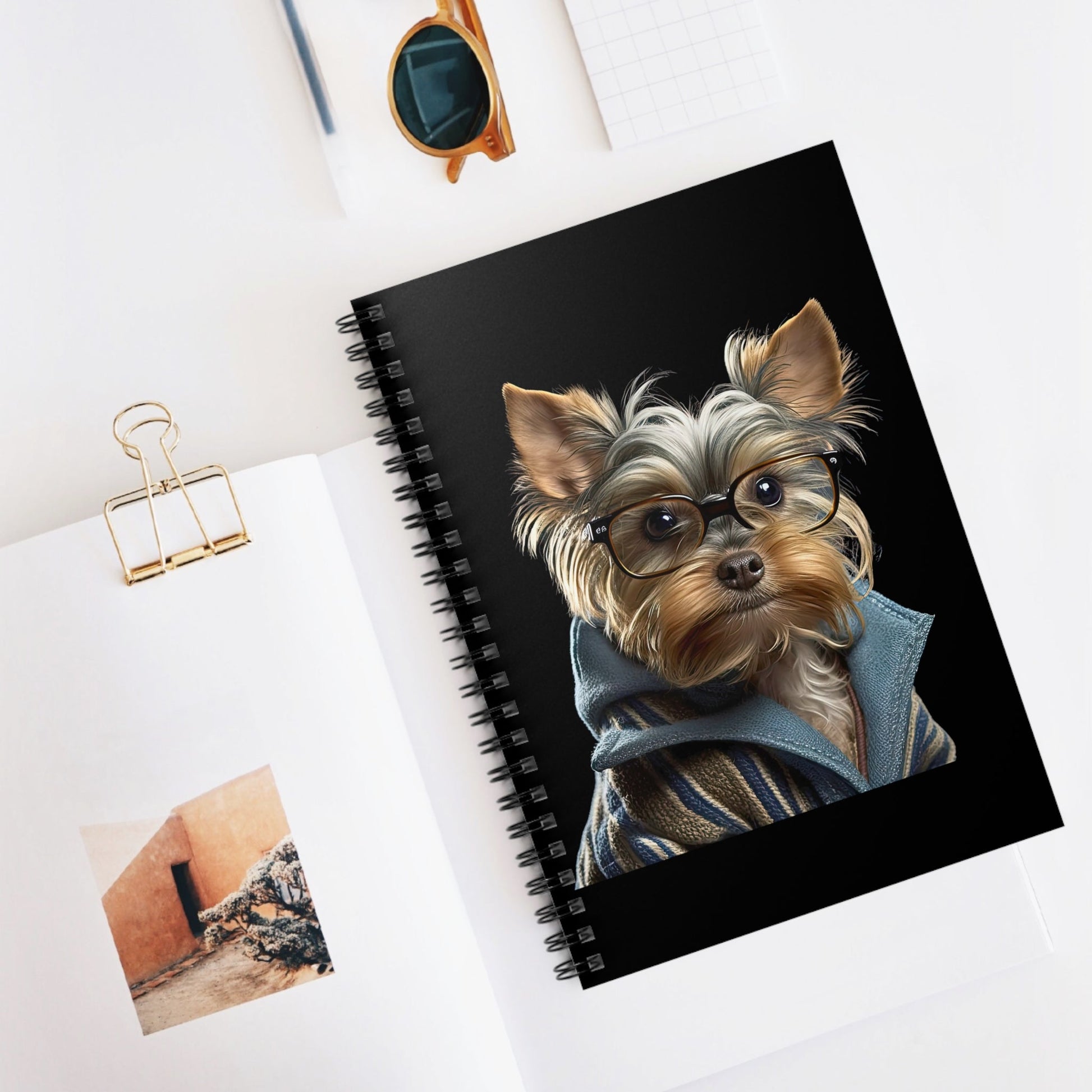 YETTIE : Spiral Notebook - Ruled Line - Shaggy Chic
